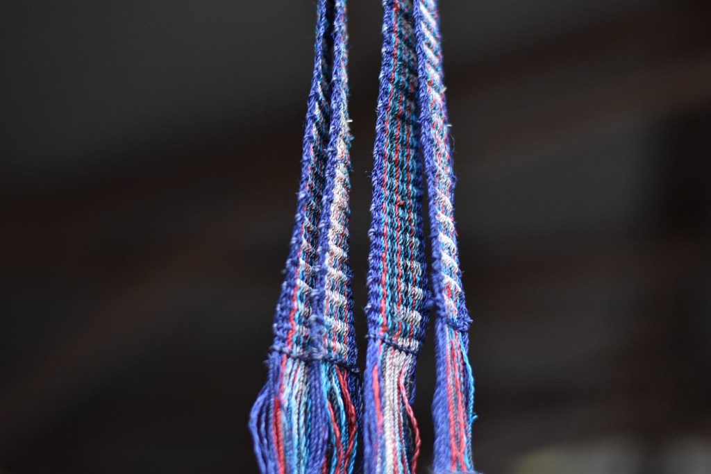 葛のトートバッグ